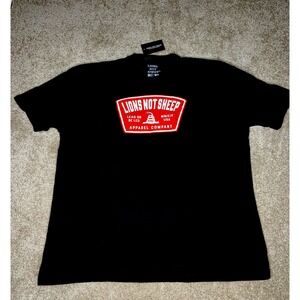 Lions Not Sheep Black Box Limited Edition‎ t-shirt. NEW xxxl 3XL